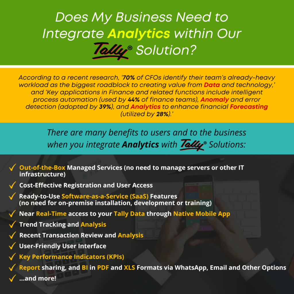 Does My Business Need to Integrate Analytics within Our Tally Solution?